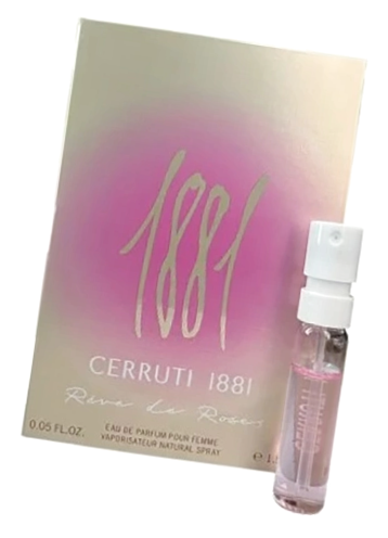 Парфюмерная вода для женщин Cerruti 1881 Reve De Roses миниатюра 1.5 мл - Черутти Реве Де Роузес