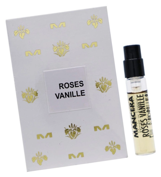 Стойкий аромат Mancera Roses Vanille пробник 2 / Парфюмерная вода Мансера Роза Ваниль миниатюра / Сэмпл парфюма
