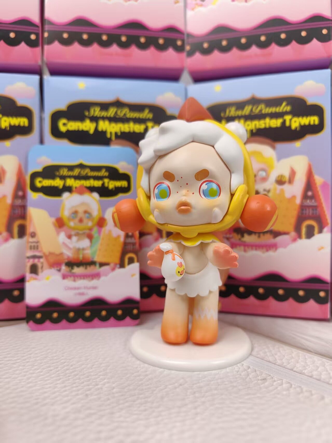 Фигурки из блайндбокса Guozu Paopao, серия Candy Town, конкретная модель Куриный Охотник, коллекционные фигурки, игрушка