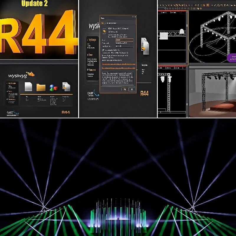 Wysiwyg R44 USB DMX512 Интерфейс визуализатора