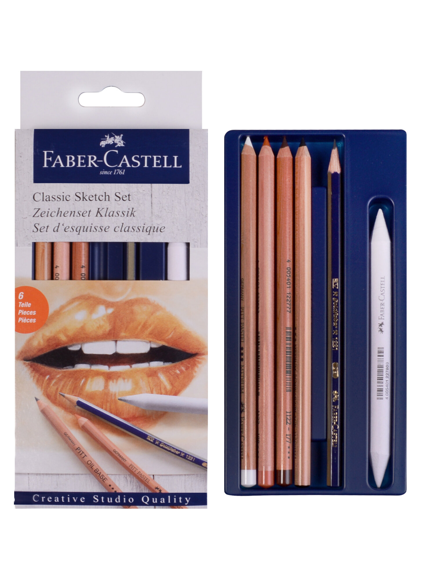 Набор для рисования «Классический» 7 штук, Faber-Castell