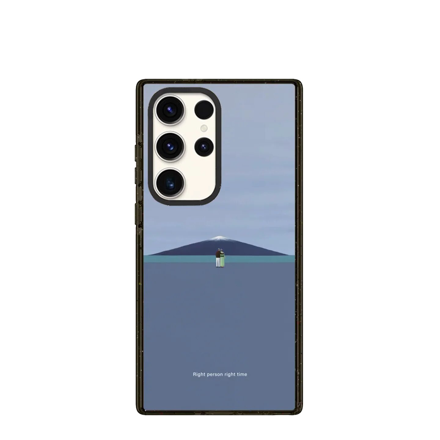 Чехол Right Person Right Time из акрила с черной рамкой для Samsung Galaxy S26 S25 S24 S23 Ultra S26U S24+ S25+ S26 Plus
