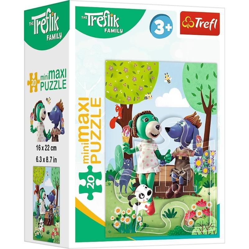 Пазл Trefl Семейка Трефликов, Летний день Трефликов, 20 элементов