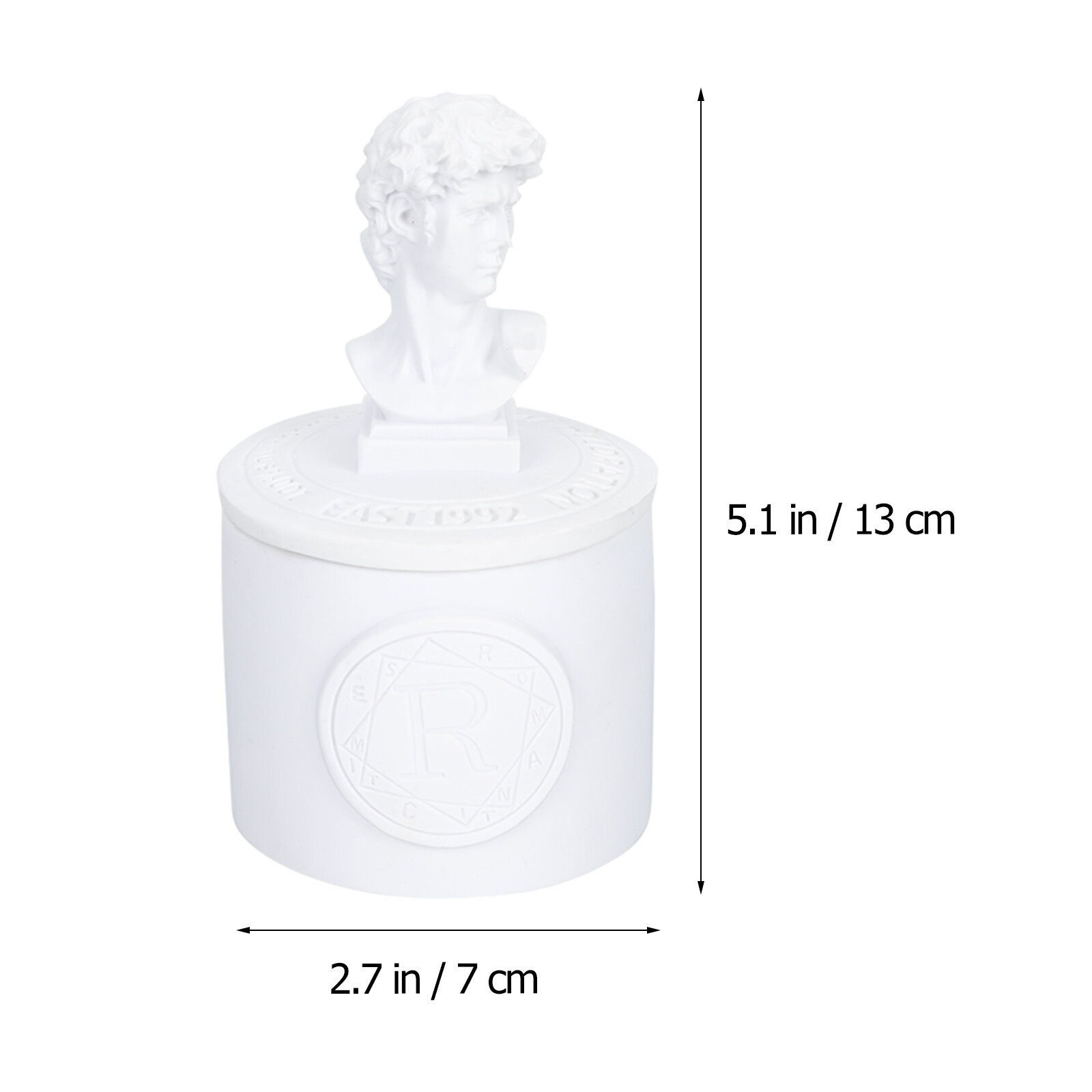 Креативные Подсвечники Из Резины С Крышкой Набор 1 Шт 13x7 Cm
