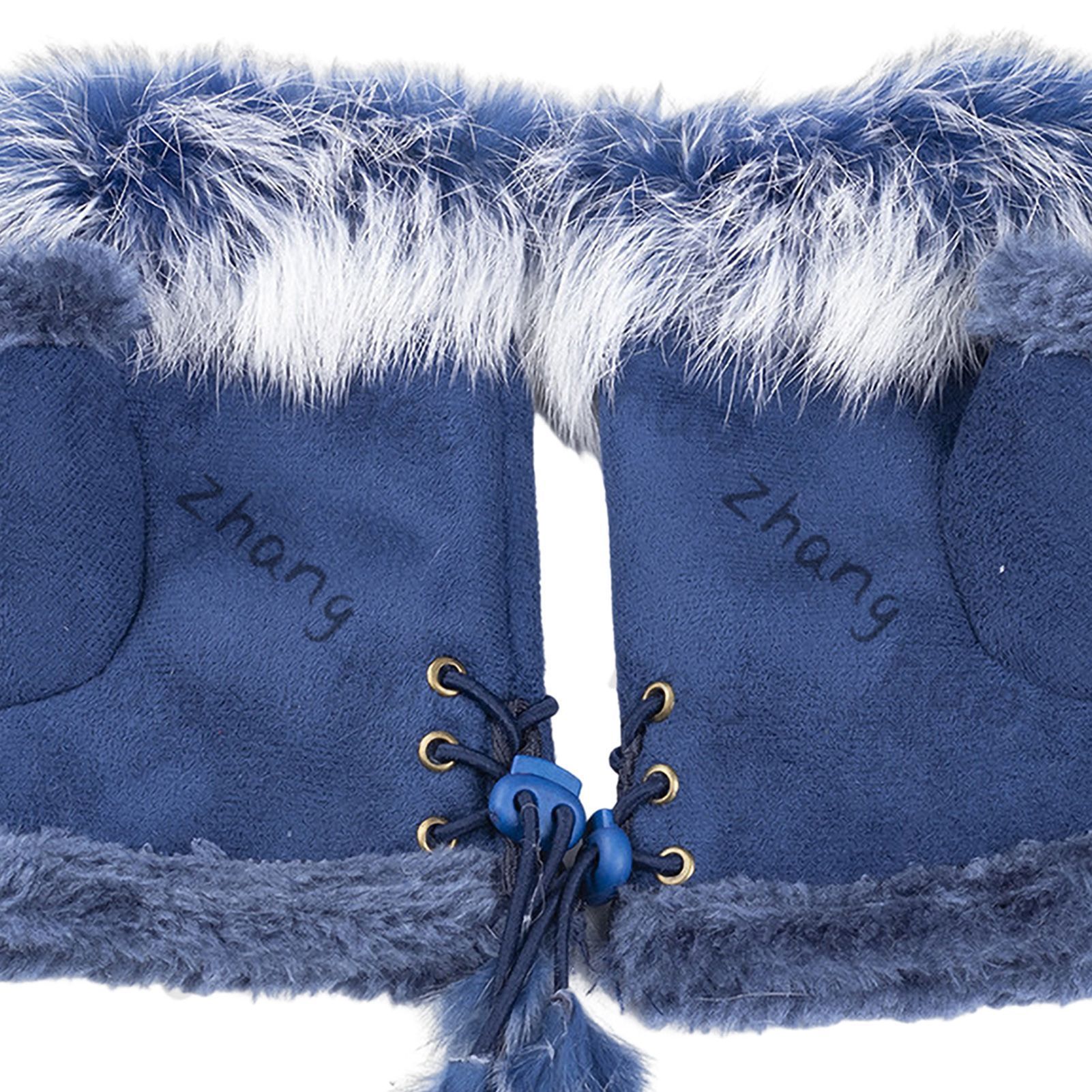 Перчатки  Базовая коллекция для женщин, размер OneSize, темно-синий — фото 1