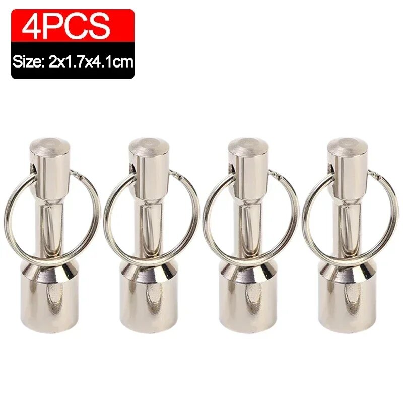 Магнитные брелки из нержавеющей стали, 4pcs