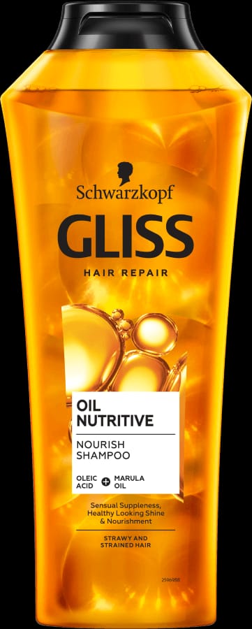 Шампунь для волос Gliss Kur Oil Nutritive для сухих и поврежденных волос, 400 мл