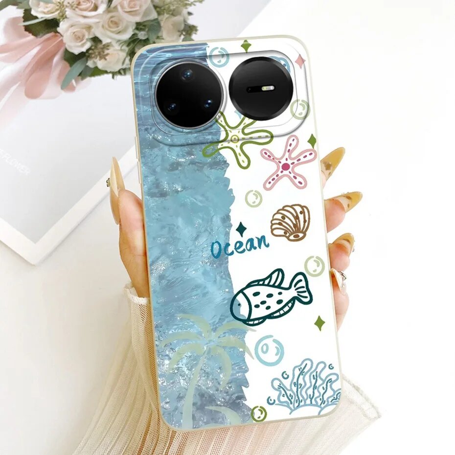 Чехол для Huawei Nova 15 Pro, Ocean, силикон, TYbai2366