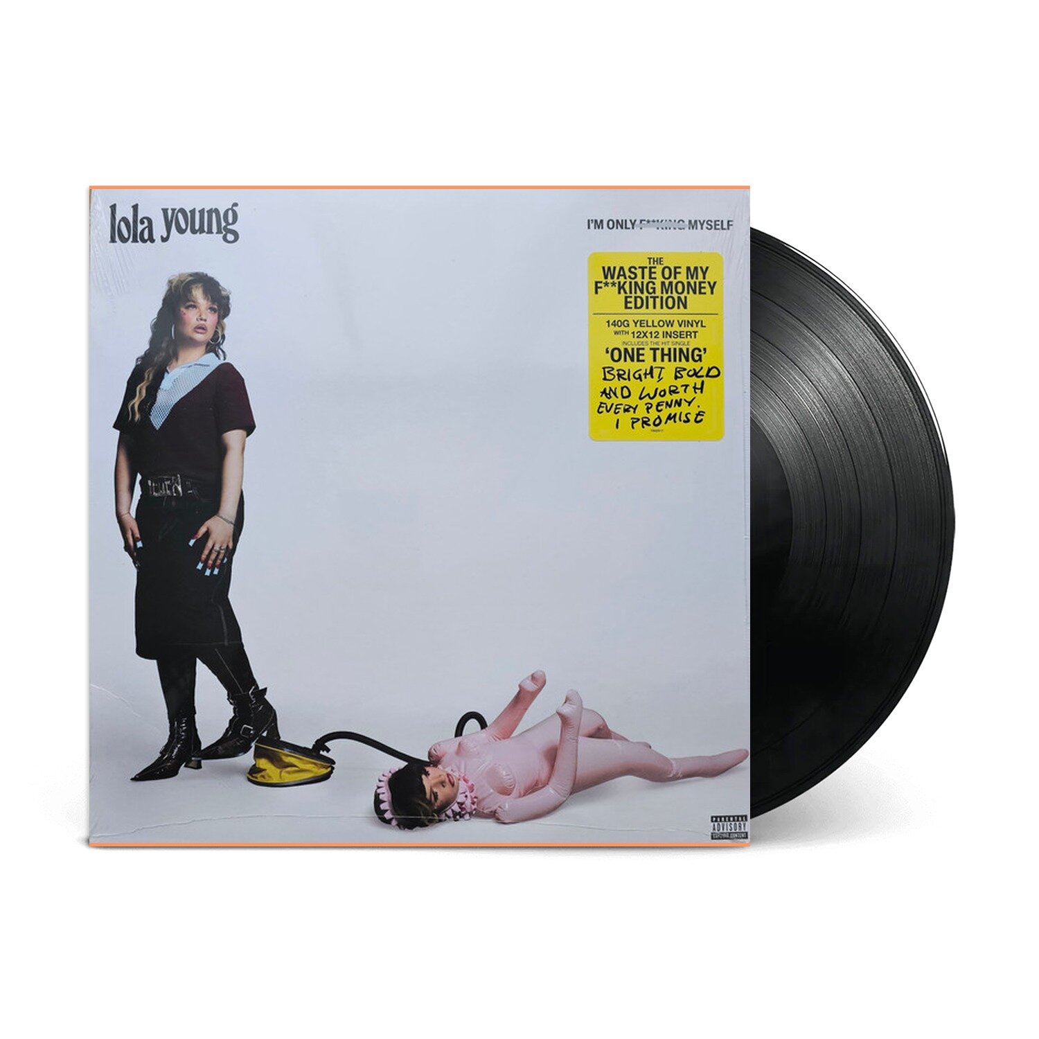 Виниловая пластинка Lola Young - I'm Only F* Myself , Yellow Vinyl (The Waste Of My F**king Money Edition)