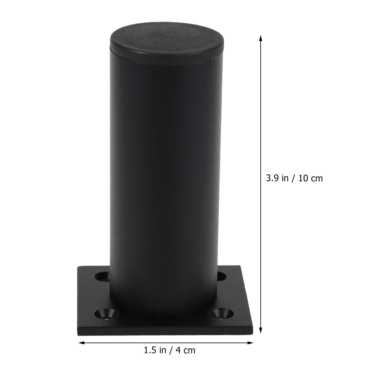 Черные Опоры Для Мебели На Ноги Софа Стол Кровать 4 Шт 10X6Cm