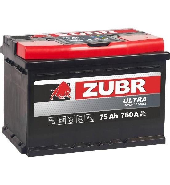 Аккумулятор для автомобиля ZUBR ZUBR Ultra 75Ah R+