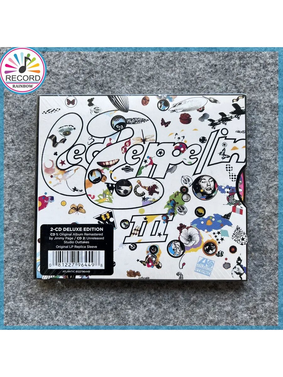 Led Zeppelin 3 III 2CD совершенно новый