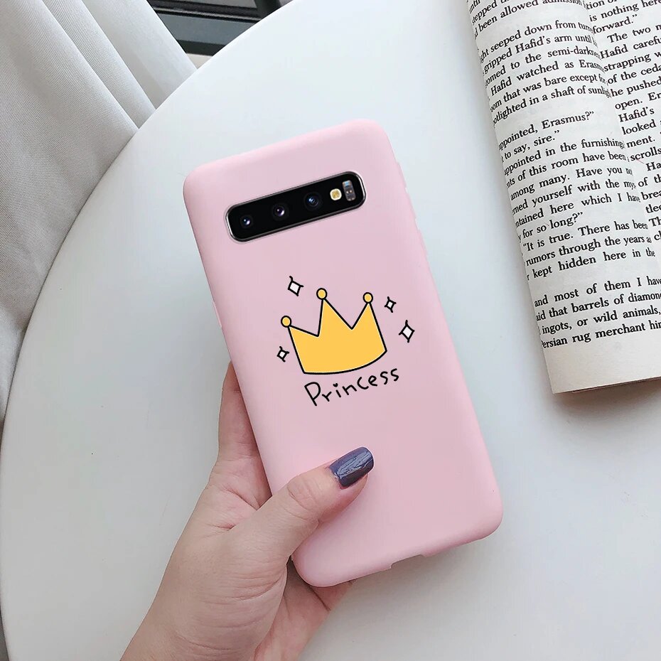 Чехол для Samsung Galaxy S10 небесно-голубой