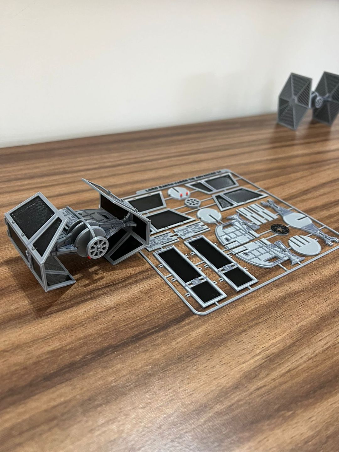 3D-модель Звездный Истребитель TIE Advanced X1 Дарта Вейдера для раскрашивания