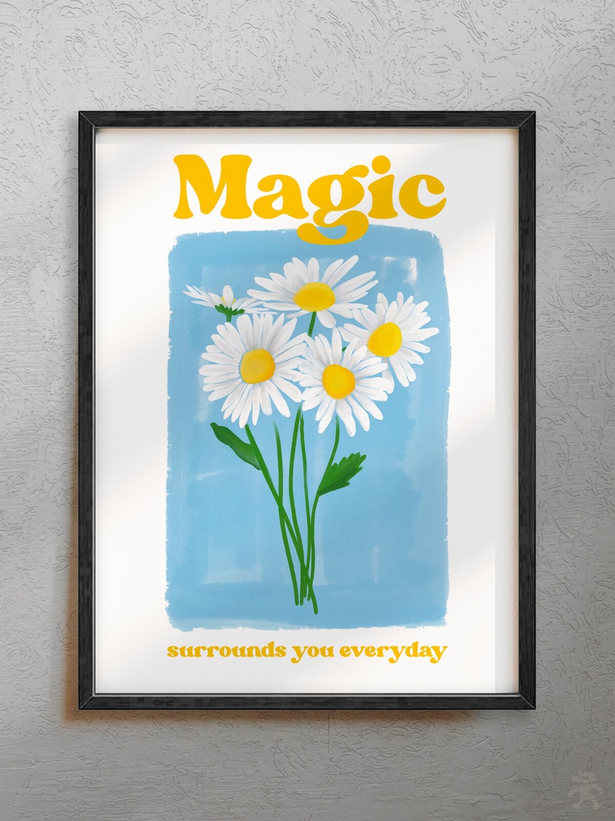 Интерьерный постер "Magic" в стиле pinterest, формат 30x40 см
