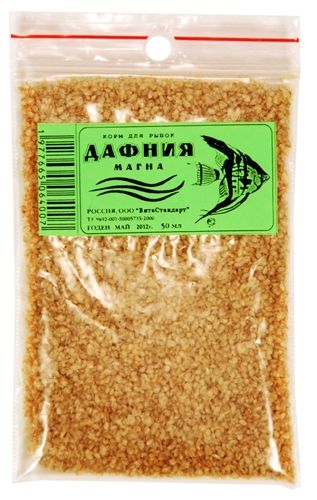Дафния, корм для рыб и рептилий (п/э пакет) 100мл