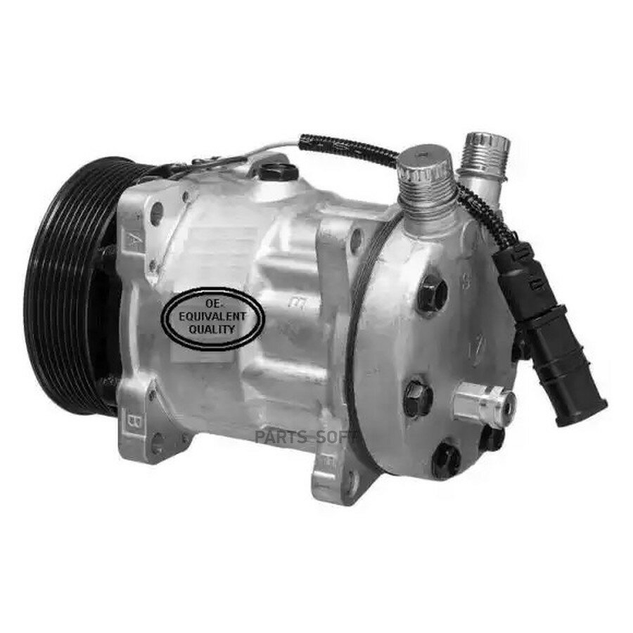 Компрессор кондиционера! 24V d119 8пазов\ MAN TGA/TGX/TGS D0836-2876 02> от официального дистрибьютора, NRF, артикул 32706