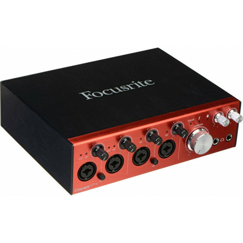 Внешняя звуковая карта Focusrite Clarett+ 4Pre