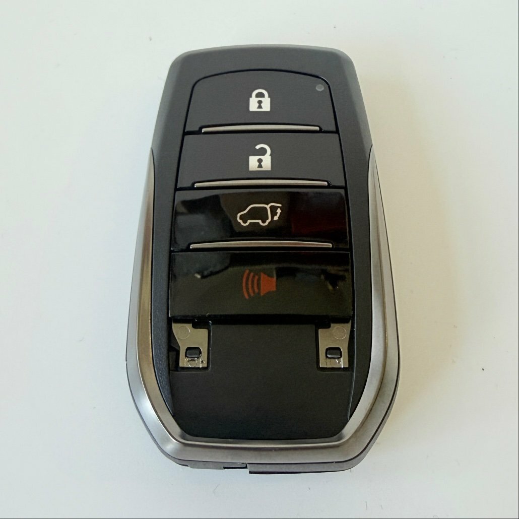 Корпус ключа для Toyota Camry, RAV4, Corolla, Prado, RS-TOY-158 4 кнопки, умный ключ, сигнализация