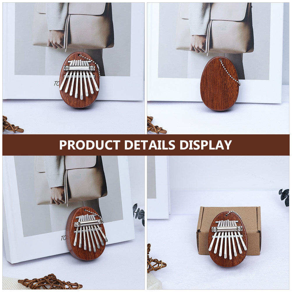 Kalimba Начинающим С Четким Звуком И Комфортным Дизайном 8 Тонов 7.00X5.20X3.00Cm