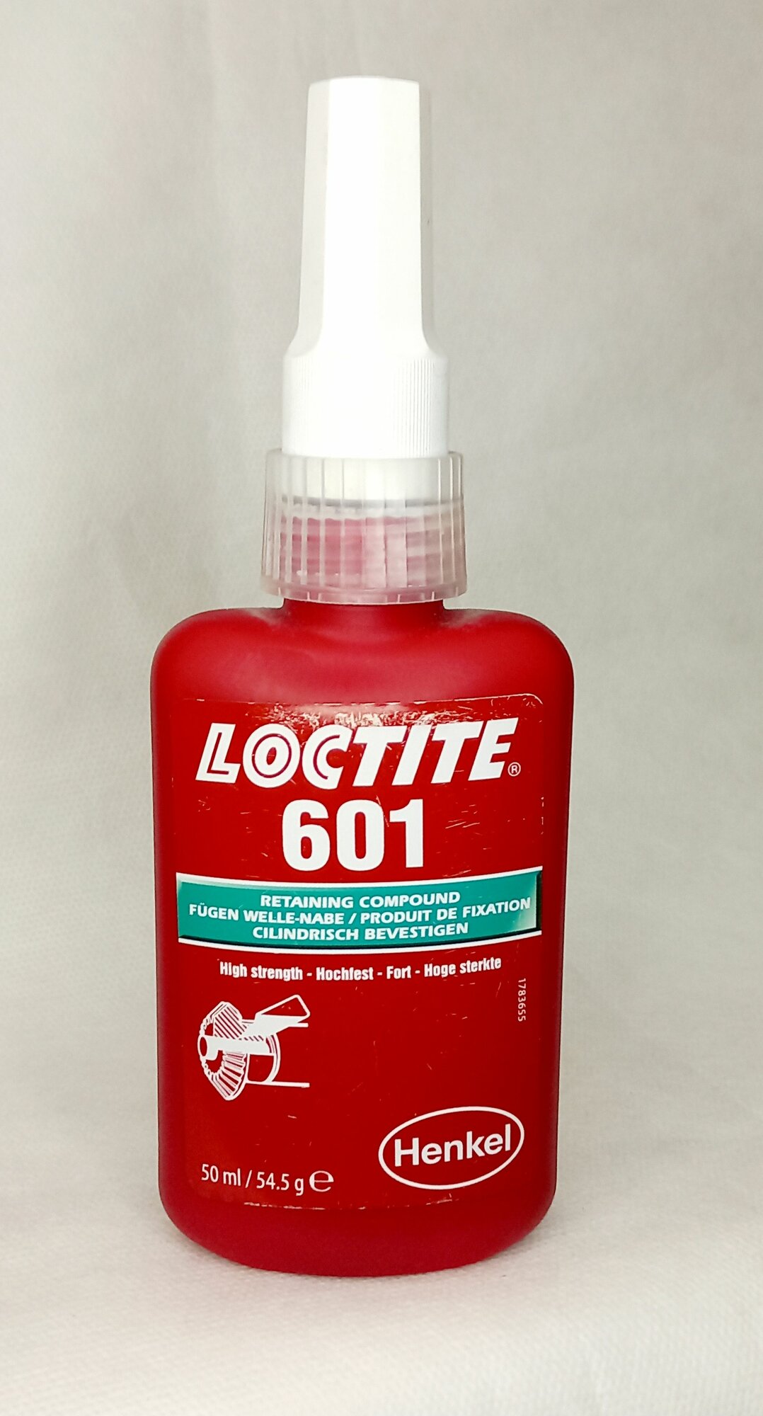 Вал-втулочный фиксатор-герметик Loctite 601 (50 мл) 195667