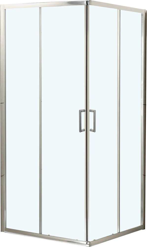 Душевой уголок BelBagno Формат (Uno) 195 A 2 95 C Cr без поддона, 95x95, стеклянный, раздвижной, с прозрачным стеклом, профиль хром, глянцевый, алюминиевый,
