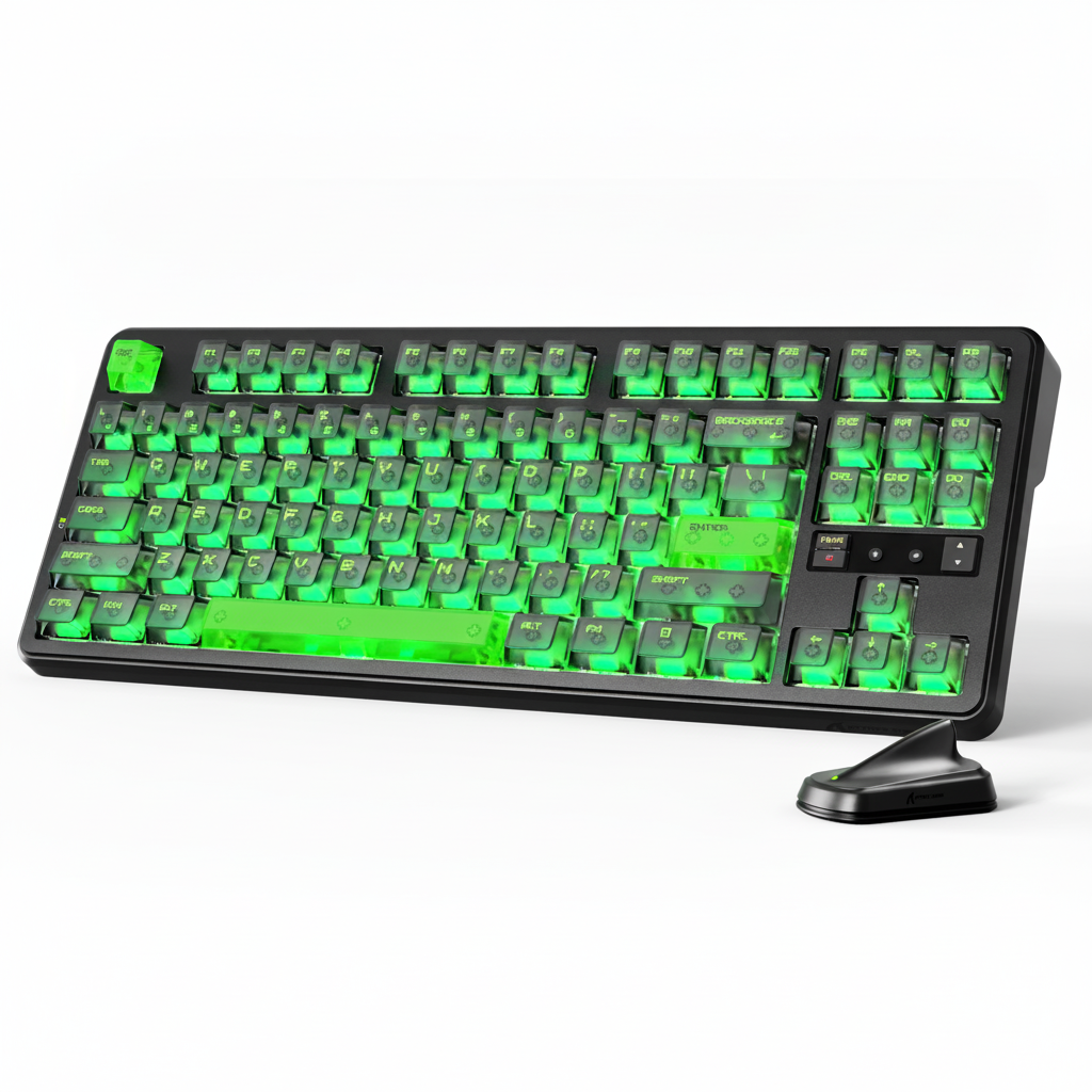 Клавиатура механическая беспроводная X87 Ultra Shadow Jade