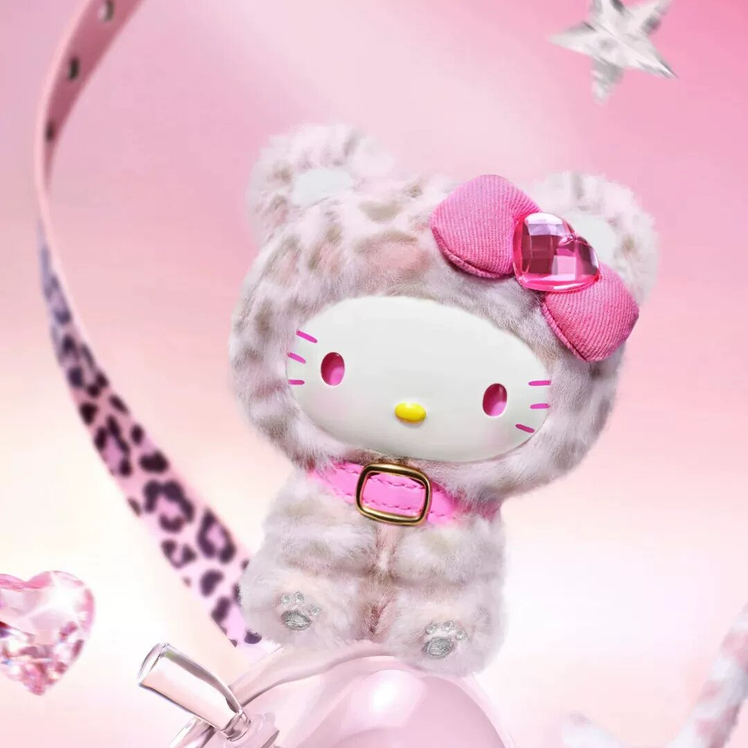 Оригинальная плюшевая игрушка-подвеска Sanrio Forest Movement Hello Kitty Miniso blind box, коробка открыта