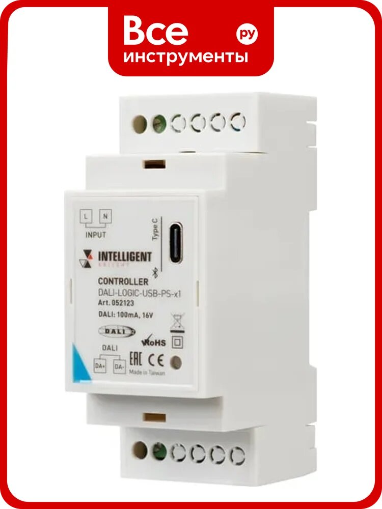 Контроллер INTELLIGENT ARLIGHT DALI-LOGIC-USB-PS-x1 1шт 052123