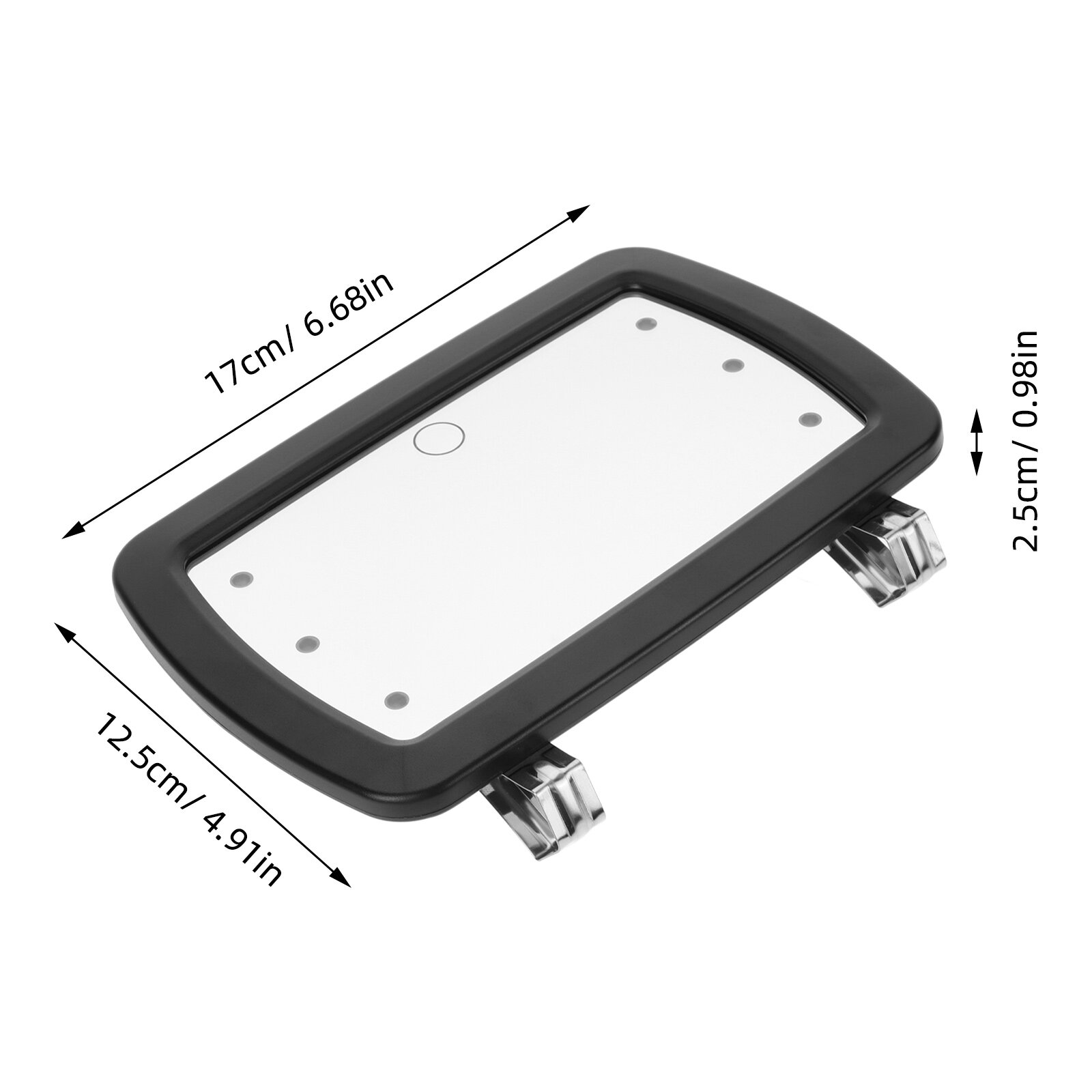 Висячее Зеркало На Подставку СVIS Led Подсветкой Для Машины 17.00X12.50X2.50Cm