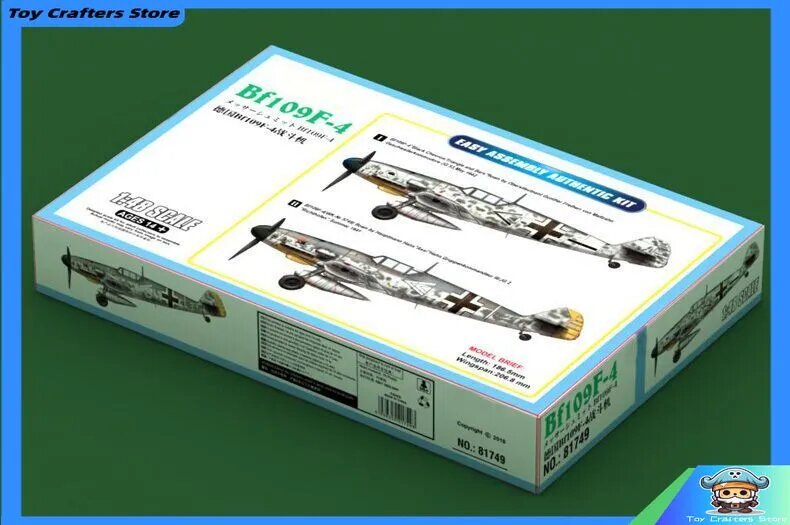 HOBBYBOSS HB 81749 1/48 Мессершмитт Bf 109F-4 Модельный комплект Танки