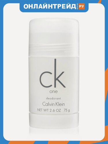 Изображение товара Парфюмированный дезодорант стик Calvin Klein One унисекс 75 г
