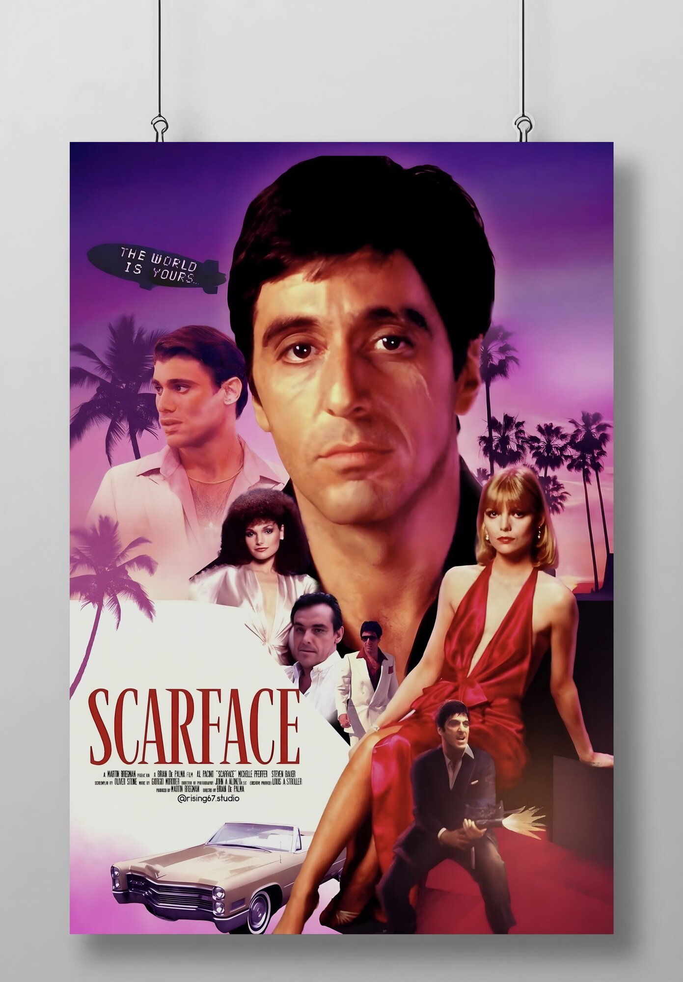 Постер/Плакат Лицо Со Шрамом (Scarface)