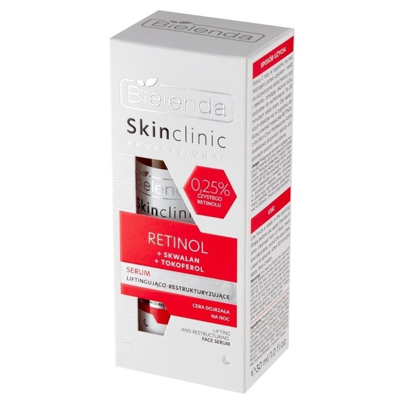 Сыворотка для ухода за кожей Bielenda Skin Clinic Professional лифтинг-реструктурирующая на ночь, 30 мл