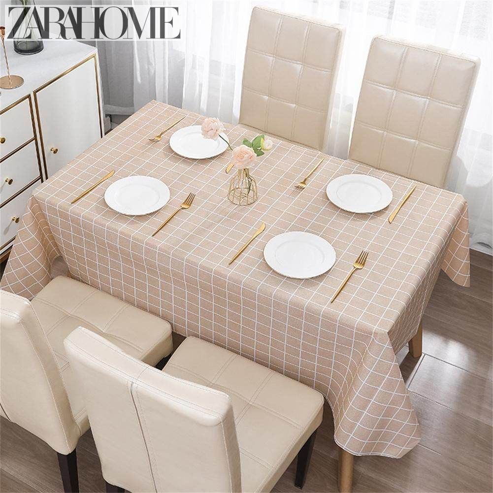 ZARA HOME Клеенка на стол 90x130 см abs пластик водоотталкивающая пропитка хаки-
