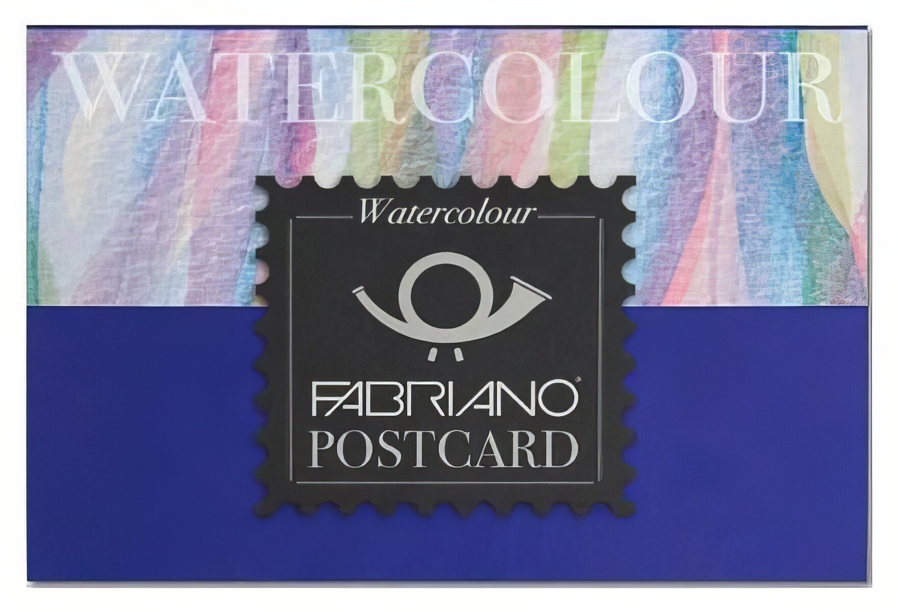 Fabriano Альбом для акварели Watercolour 25% хлопок, 75% целлюлоза 300 г/м2 A6 10.5х14.8 см склейка с одной стороны 20 л. почтовая открытка 17105148 среднезернистая
