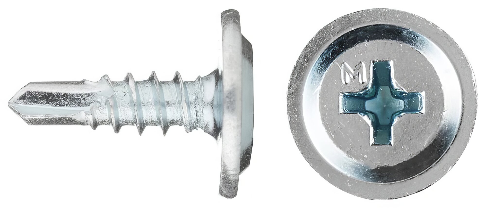 Саморезы клопы 13x4,2 мм с буром усиленные Hard-Fix (1000 шт.)