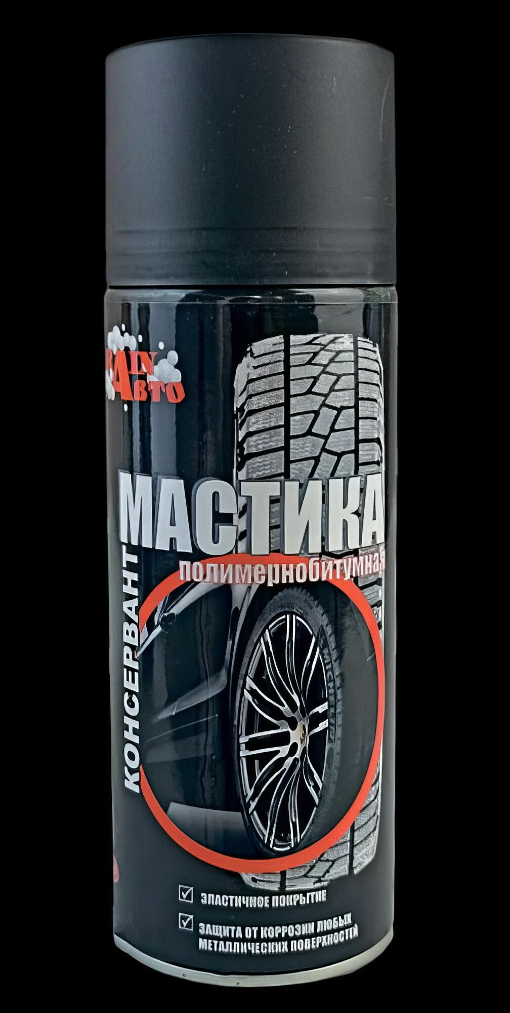 Мастика полимерно-битумная Lakko 520мл аэрозоль