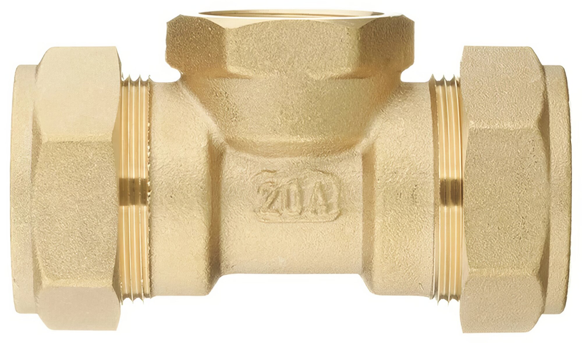 Тройник Stahlmann IWS EasyFix 20 мм х 3/4 ВР(г) х 20 мм для гофрированных труб
