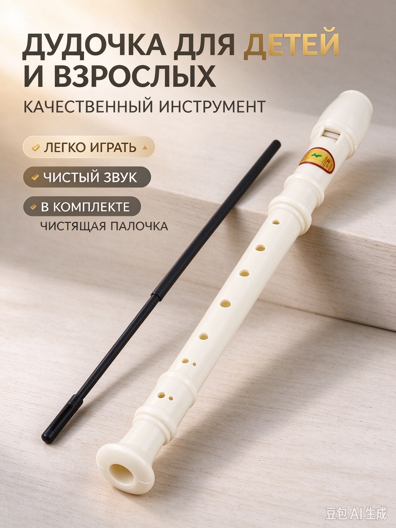 Ученическая свирель от Э. Смеловой, эксклюзивная 9339 1