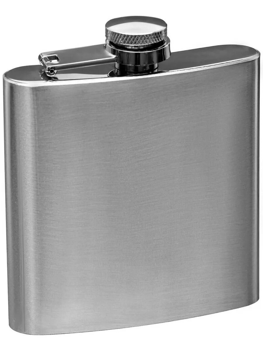 Фляжка, 180 мл, 6 oz, под нанесение, 9.5х11 см