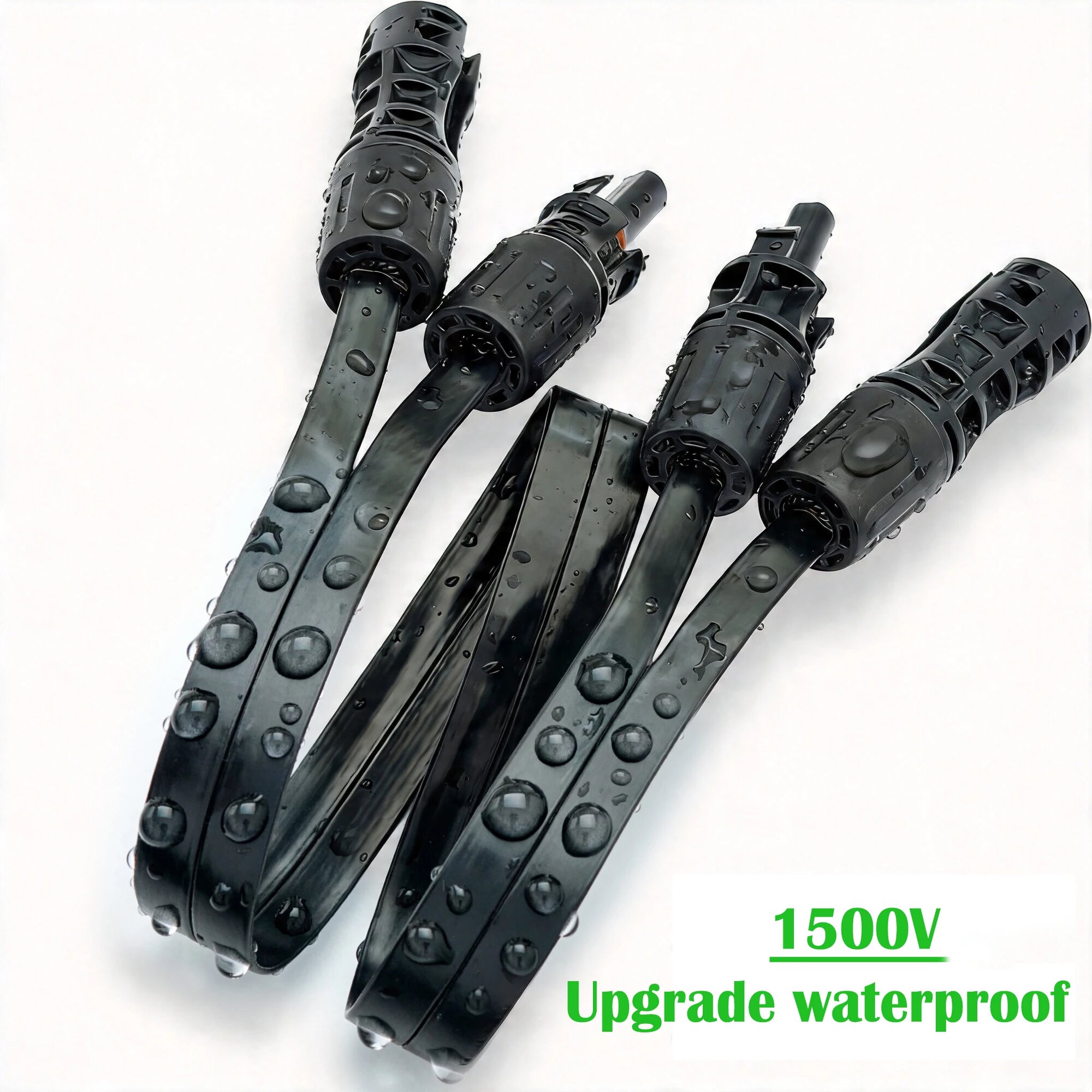 JMUYTOP Плоский Кабель для Солнечных Панелей 12AWG 50См-10М MC-4 1500V 0.5M