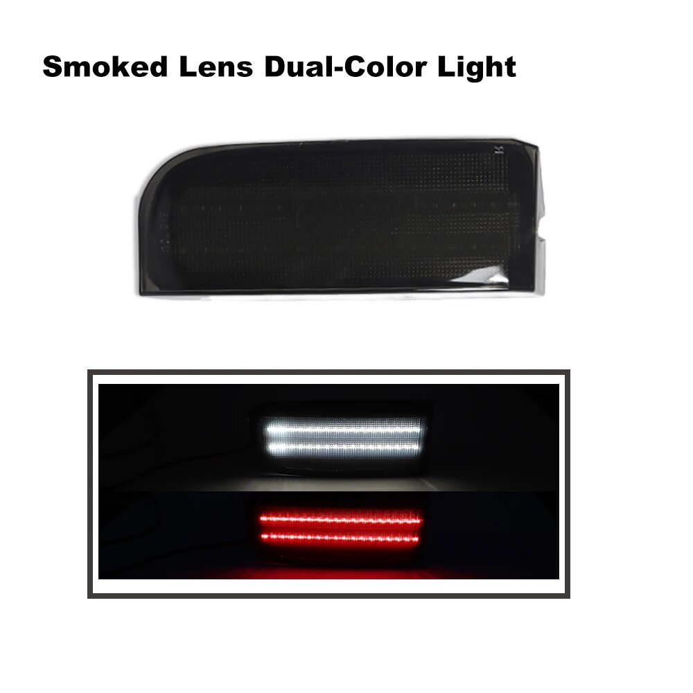 2 Шт. Белые Светодиодные Задние Двери И Красные Задние Фонари Для Land Rover Range Rover Smoked Lens