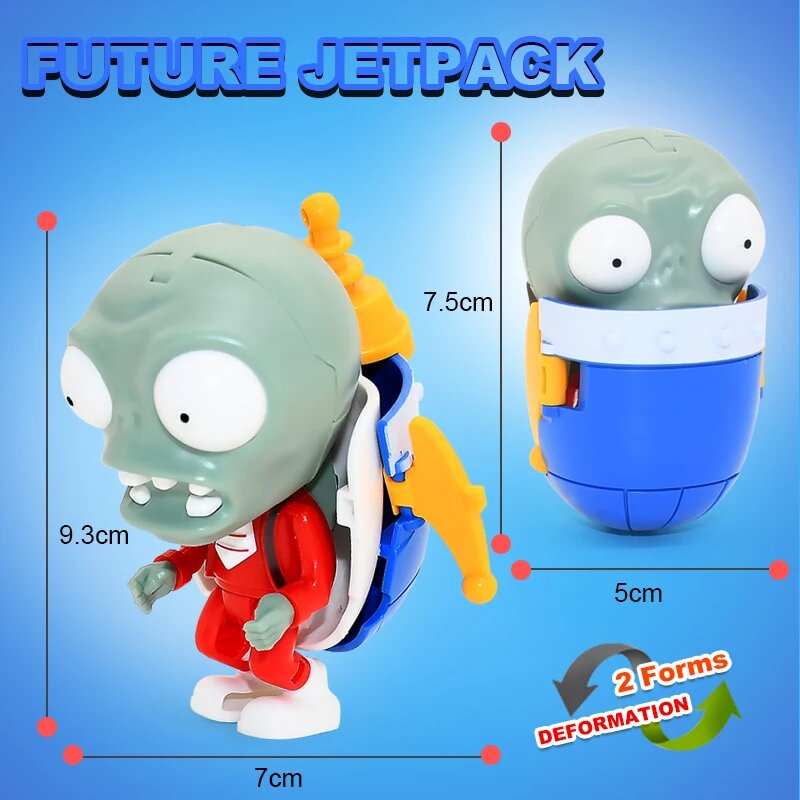 Фигурки Plants vs Zombies Трансформер FUTURE JETPACK