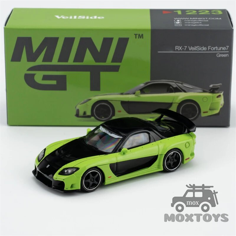 MINI GT 1:64 модель автомобиля из металла RX-7 Paper box