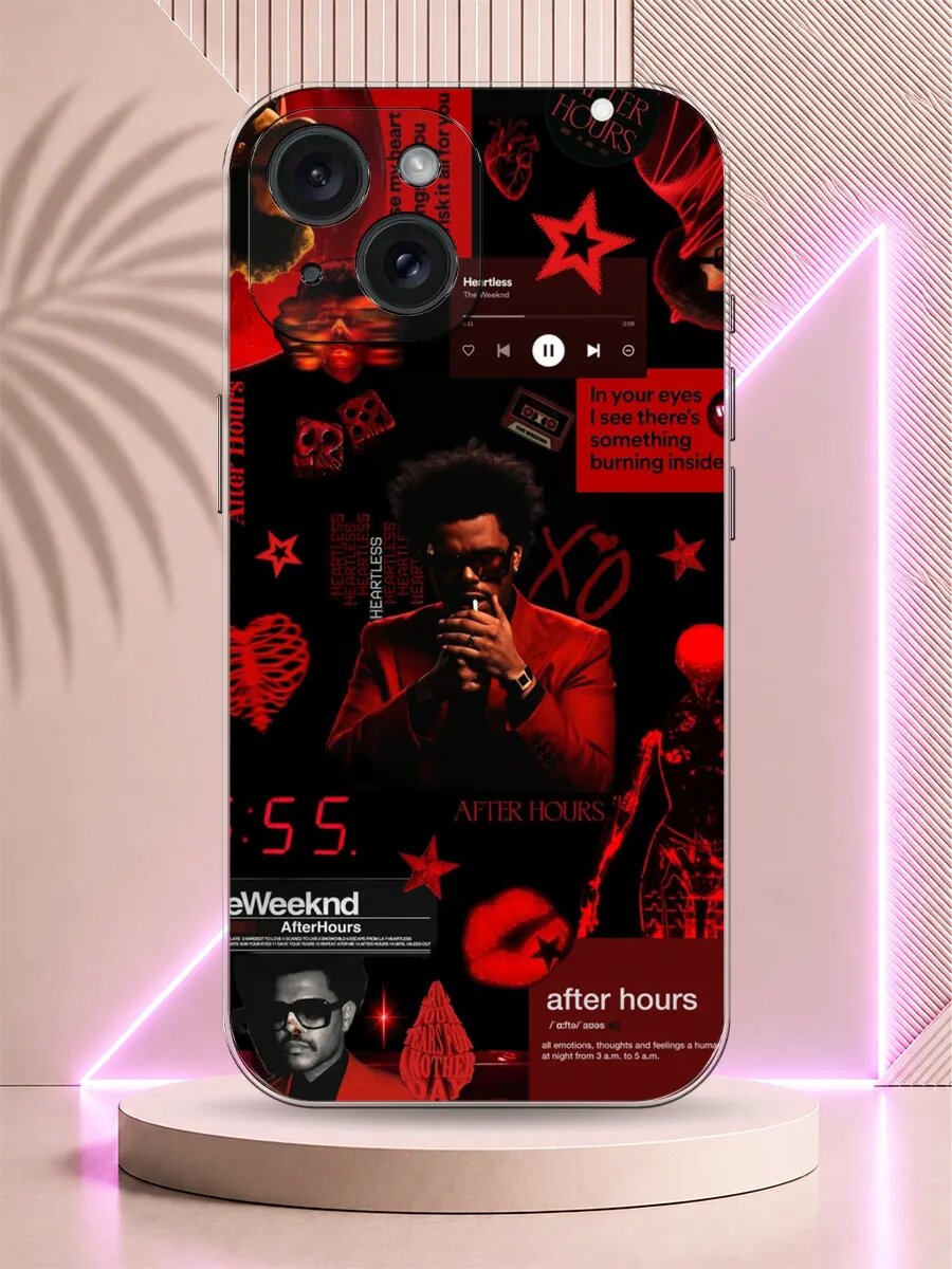 Чехол на iPhone 15 Plus The Weeknd