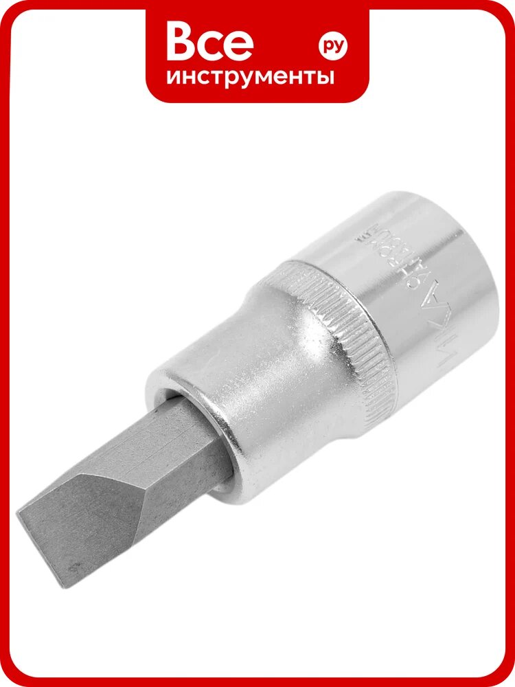 Насадка-вставка с битой (SL 10; 1/2"; 60 мм) эврика ER-94302