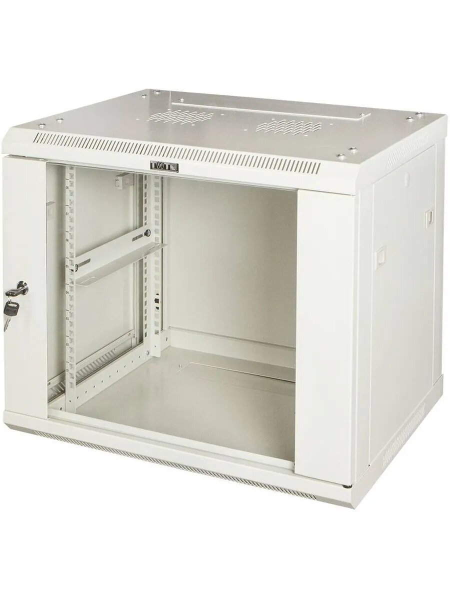 Коммутационный шкаф TWT-CBWPG-9U-6X4-GY серый