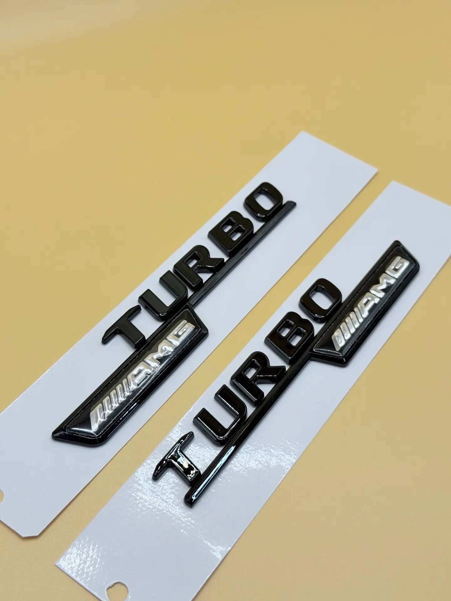 Шильдики Наклейки Turbo AMG Для Mercedes Benz 2шт