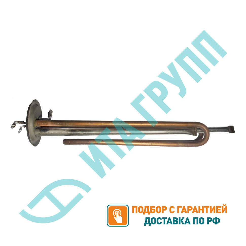 ТЭН 2кВт (2000Вт) RF для водонагревателя Thermex, Timberk, ATT, Monlan, под анод М6, клеммы под винт, 20059